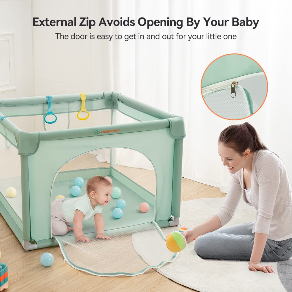 Playpens for Babies and Toddlers, 36"x36" Small Baby Play Pens | Activity Center for Safe and Non-Slip Baby Fence