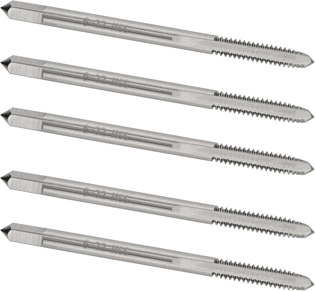 5PCS No 10-32 UNF HSS Machine Tap, 10 x 32 UNF Right Hand Thread Tap
