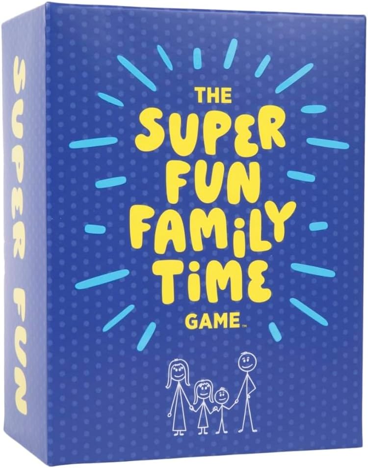 The Super Fun Family Time Game [Family Card Game, Entertaining Conversation Starters & Challenges | Great for Gifts