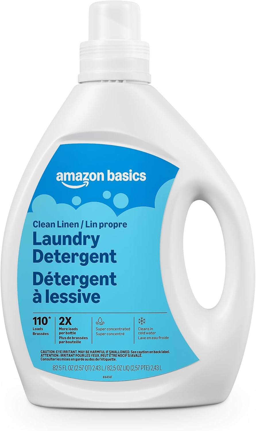 Concentrated Liquid Laundry Detergent, Clean Linen, 110 loads, 82.5 Fl Oz, Packaging May Vary