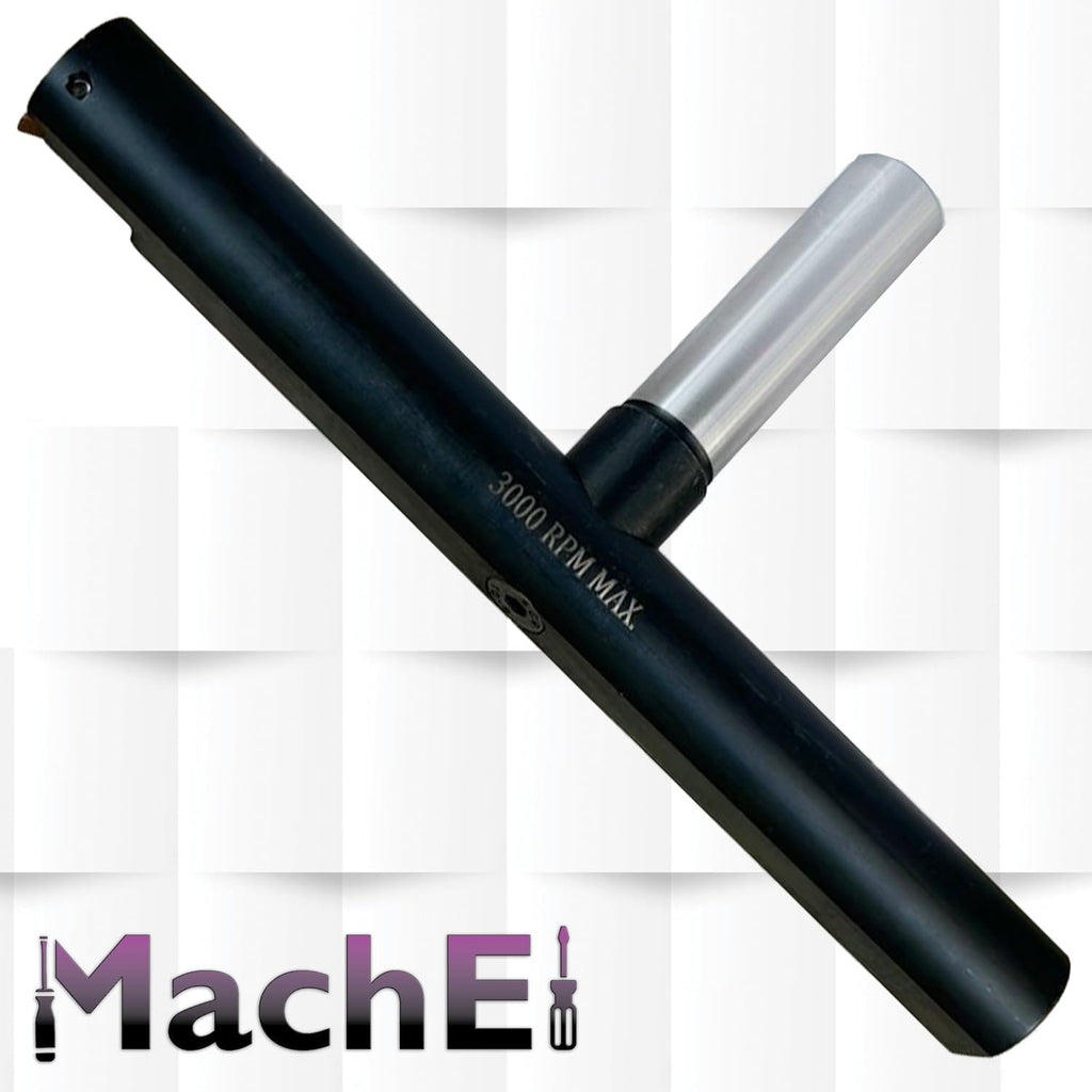 MachEl New Balanced Design 9″ Fly Cutter Indexable Type with 3/4″ Straight Shank Single Insert Face Milling Cutter TCMT1604 Insert Included Torx Screw & Star Key Included
