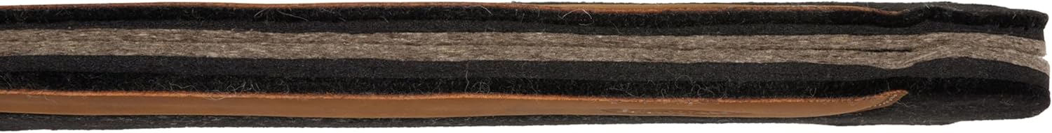 25" x 26 Pony Contoured Pure Wool Felt Horse Saddle Pad, Shock Absorbing Western Saddle Pad for Comfort Protection