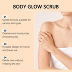 Turmeric Lemon Body Exfoliating Scrub, Gentle Moisturizing Skin Glow Scrub,Deep Cleansing Exfoliator for Smooth