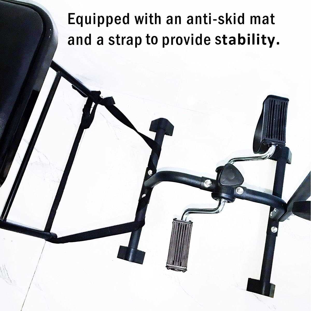 Pedal Exerciser Bike Hand Arm Leg and Knee Peddler Adjustable Fitness Equipment for Seniors, Elderly Home Pedal