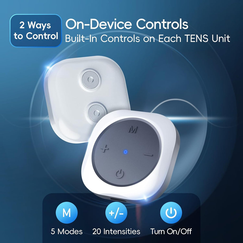 30 Modes Wireless TENS Unit Muscle Stimulator for Pain Relief