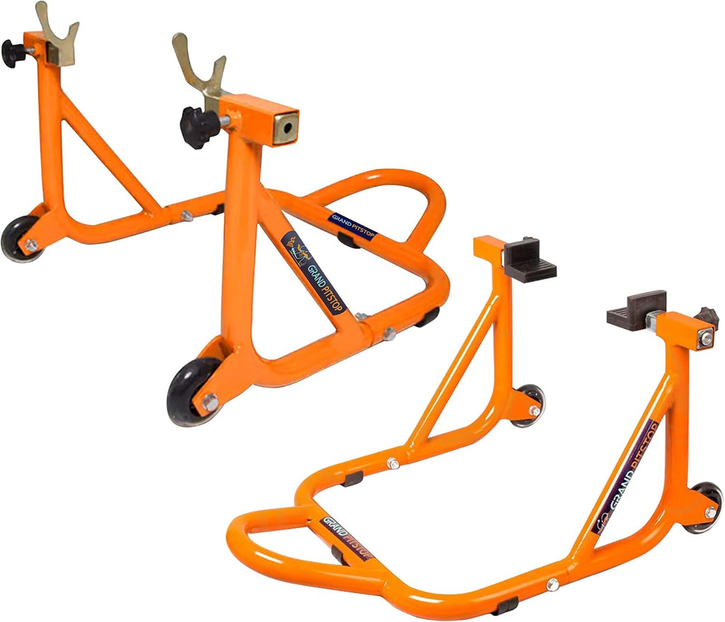 Motorcycle Stand, Paddock Lift Stand for Rear Wheel with Fork & Swingarm Spool,Weight Capacity 529 lbs/240 Kg's