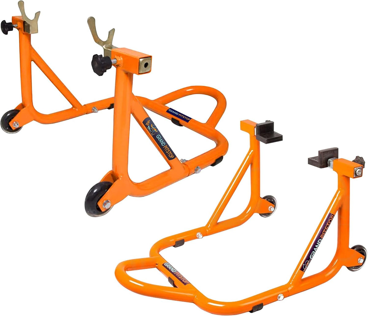 Motorcycle Stand, Paddock Lift Stand for Rear Wheel with Fork & Swingarm Spool,Weight Capacity 529 lbs/240 Kg's