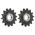 uxcell 2Pcs #60 Roller Chain Idler Sprocket, 25mm Bore 3/4" Pitch 14 Tooth
