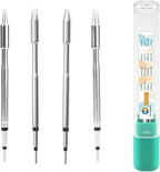 4Pcs C245 Series Soldering Iron Tips Set,C245-D22,D32,D48,D4 Replacement Tips, Solder Iron Head Welding Tool Compatible with T245 Series Handle Soldering Station