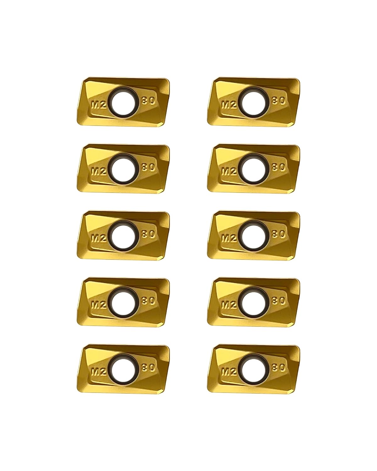 Zorqon10Pcs APMT1135PDER-M2 Carbide Milling Inserts