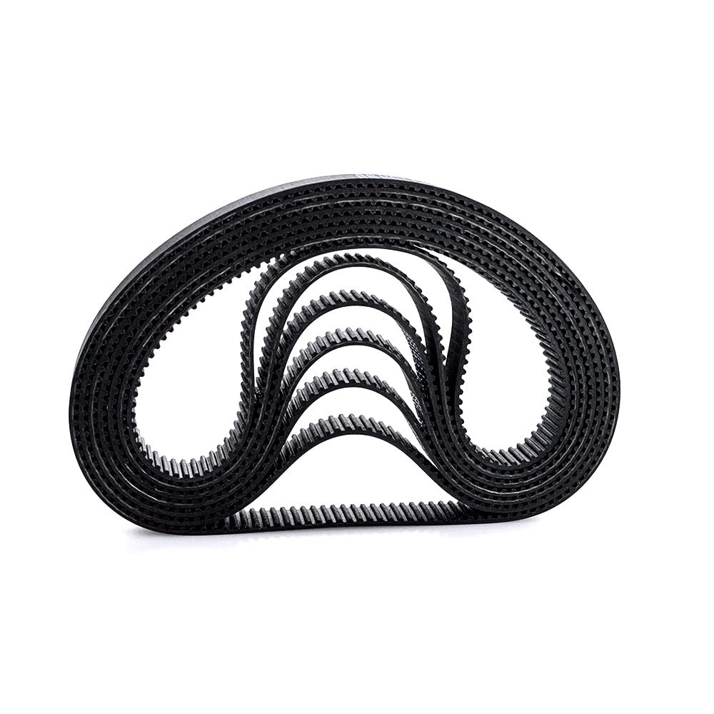 5PCS Arc HTD 3M Timing Belt Rubber Closed Loop Synchronous Pitch 3mm,Width 9mm,3M 225(Teeth75)