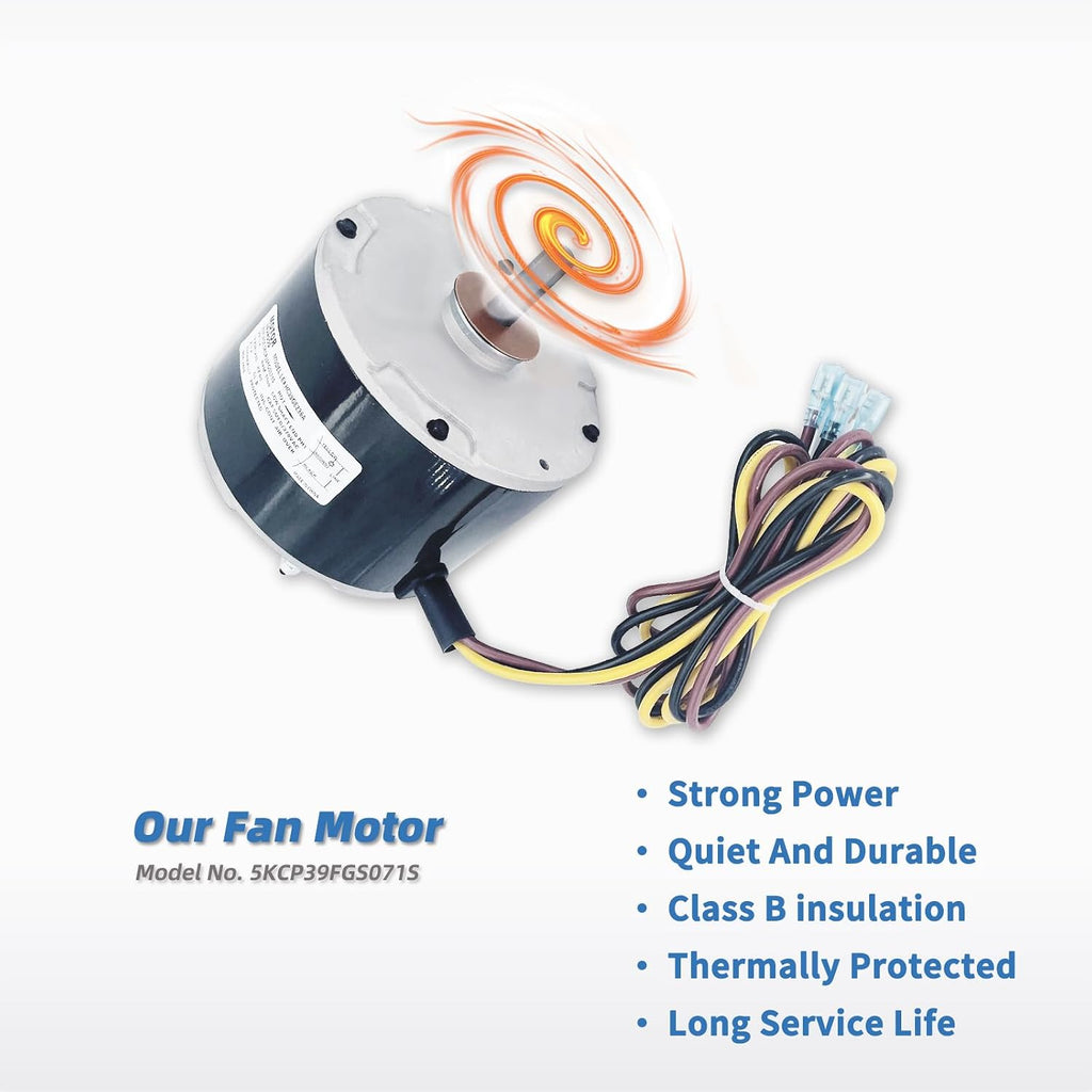 5KCP39FGS071S Fan Motor Replaces GE genteq Carrier 3905 5KCP39BGS071S