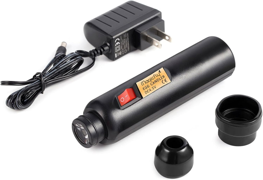 Bright Cool LED Light Egg Candler Tester, Powered Only by Power Supply
