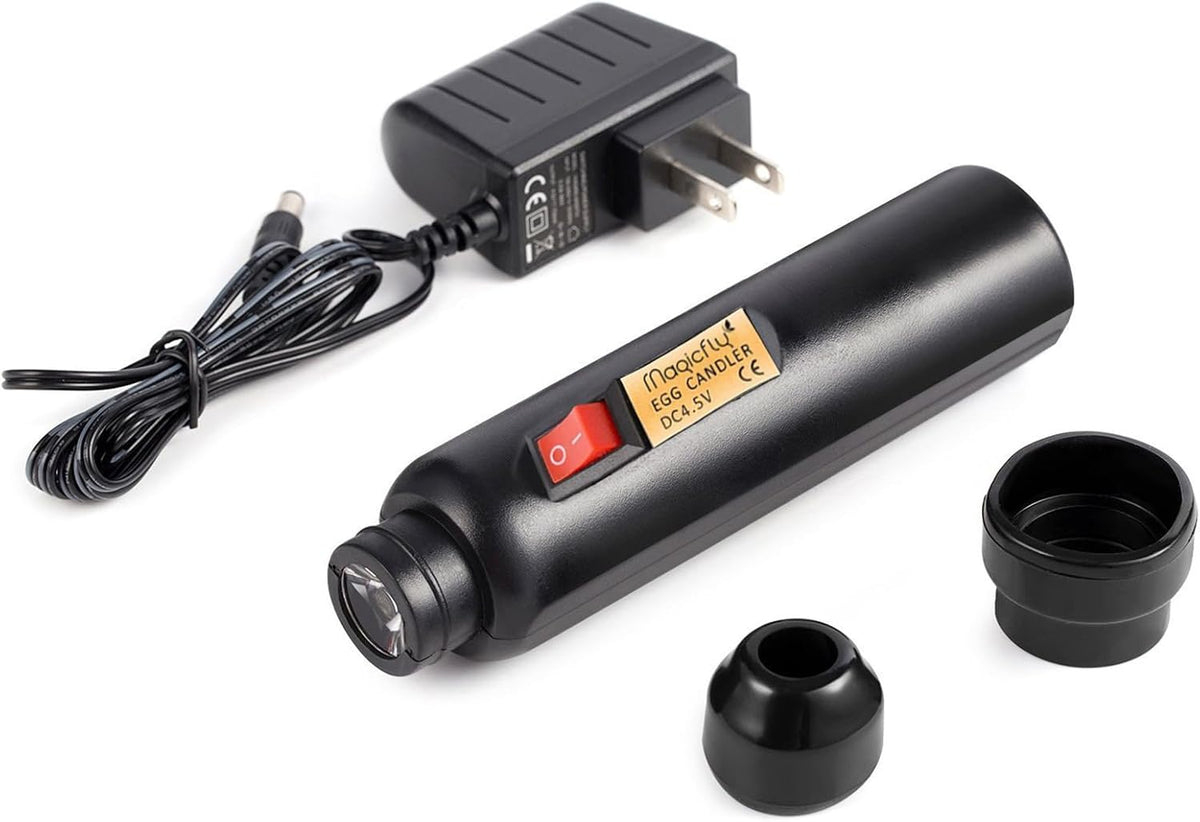 Bright Cool LED Light Egg Candler Tester, Powered Only by Power Supply