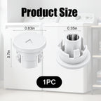 1pc WE04X24719 Dryer Start Button Assembly for Hotpoint & GE (White)