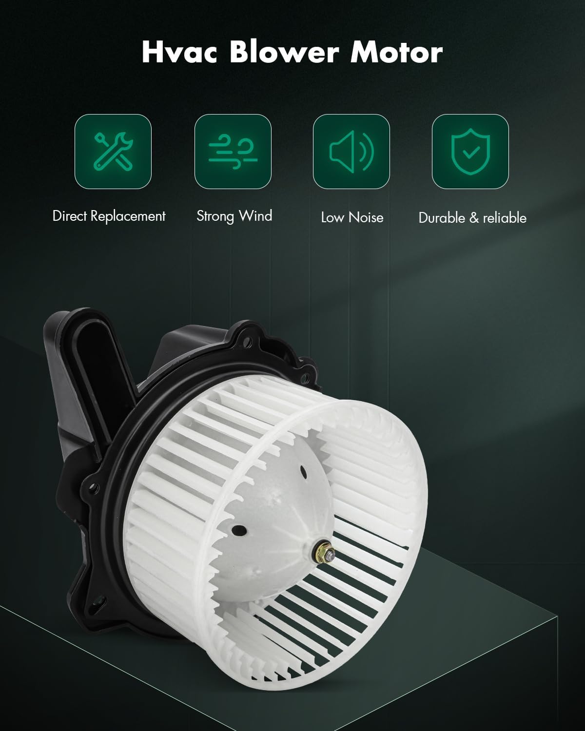 SCITOO HVAC Heater Blower Motor with Fan Cage Front 700016