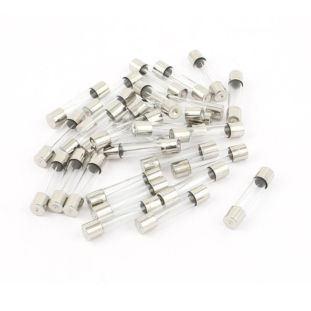 100Pcs 5x20mm Quick Blow Glass Tube Fuse Kit 250V with Storage Box