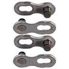 KMC Unisex's 10 Speed EPT MissingLink Joining Link, Dark Silver, 2 Pairs