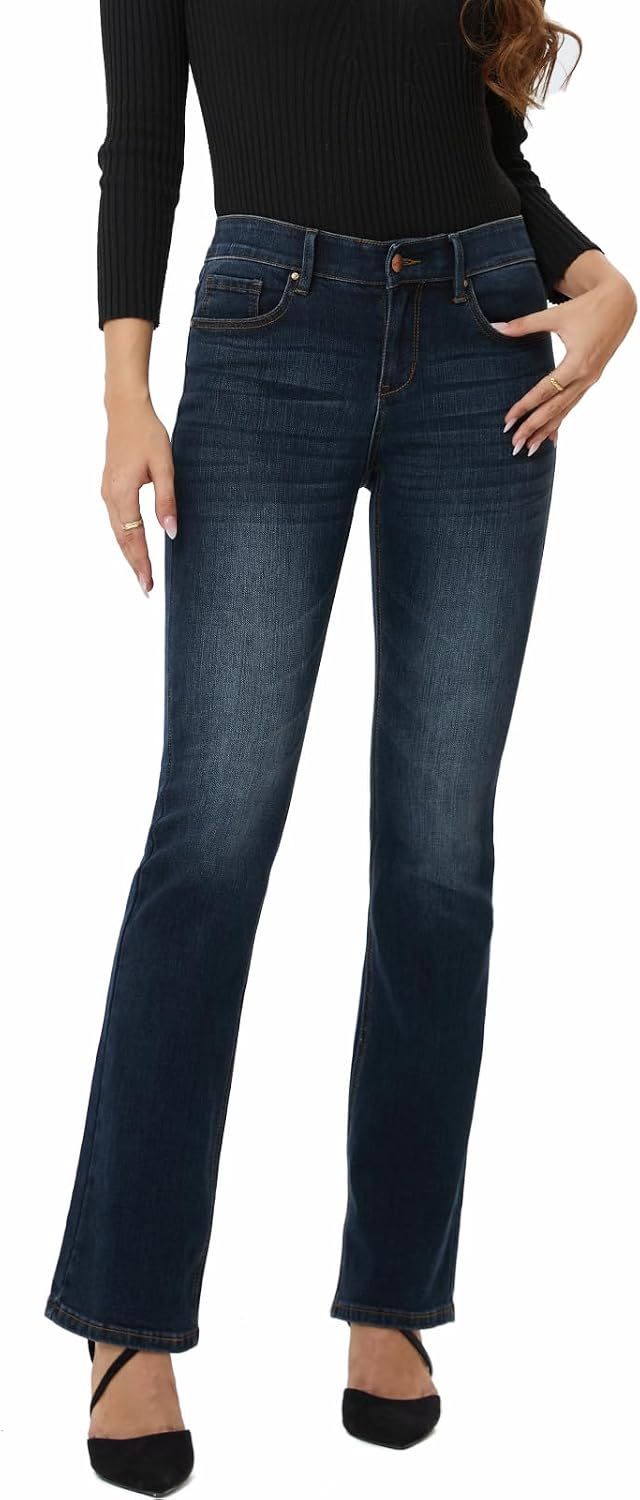 Women's Le Mel Classic Stretch Curvy Bootcut Jeans