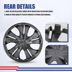 15 Inch Hubcaps for Nissan Versa 2007-2025