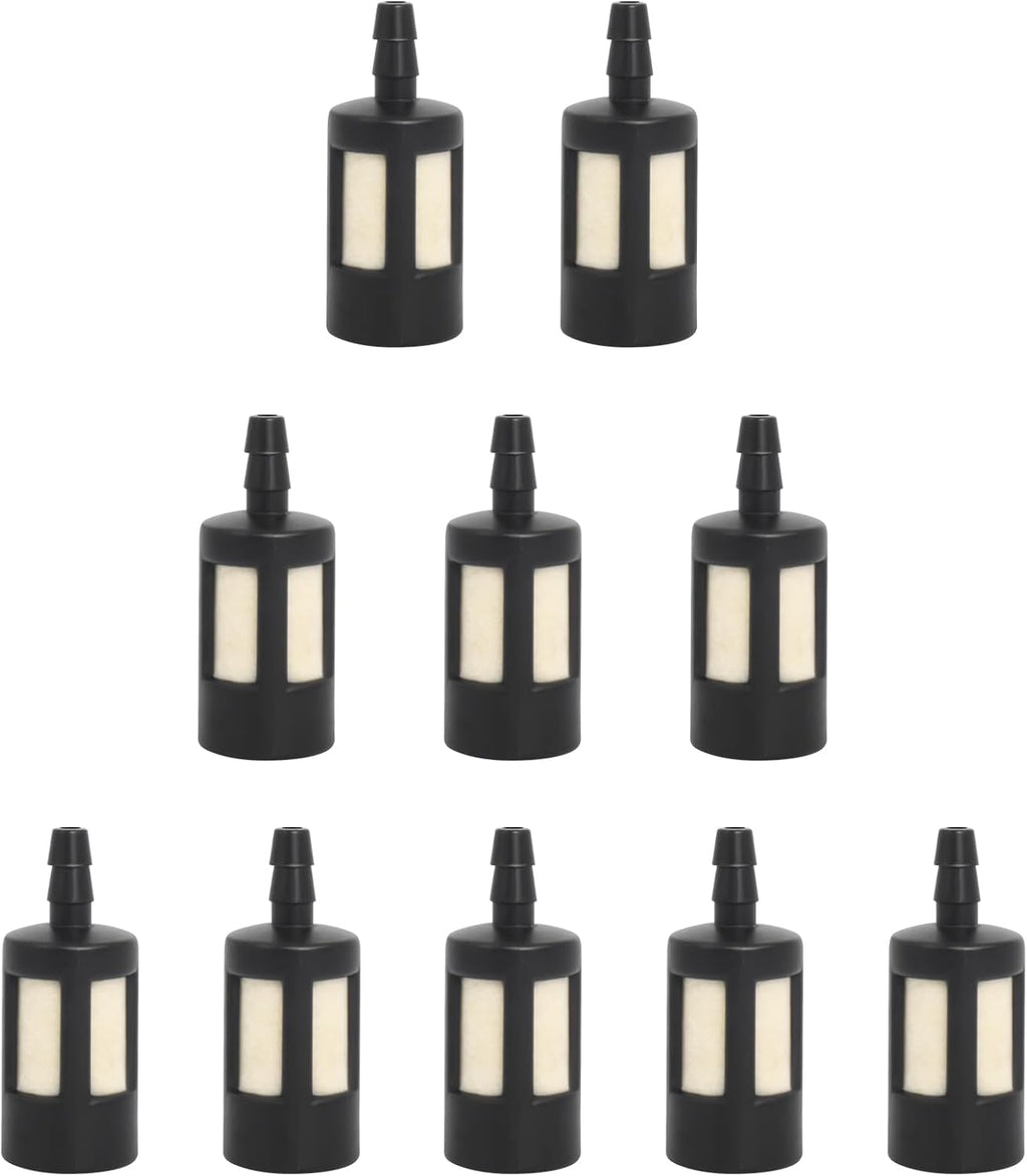 Podoy ZF-1 ZF1 Fuel Filter for 1/8" ID Fuel Line (10 Pack)