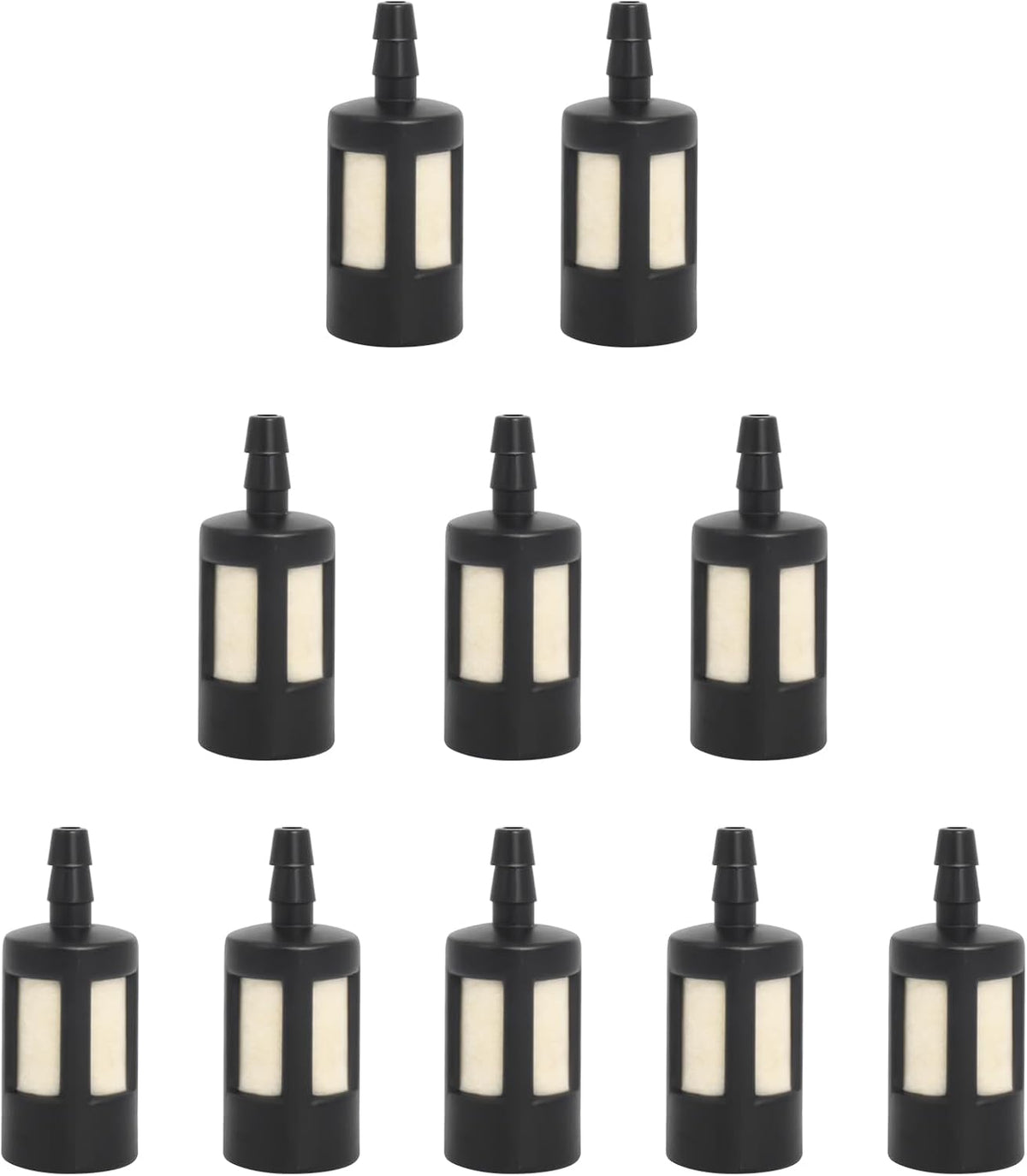 Podoy ZF-1 ZF1 Fuel Filter for 1/8" ID Fuel Line (10 Pack)