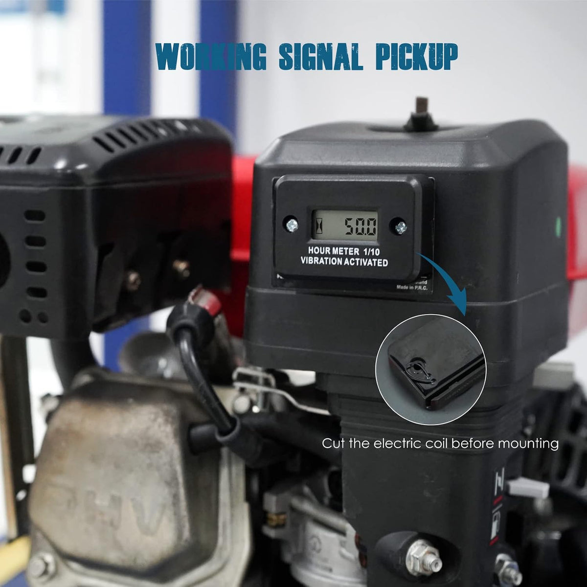 Runleader RL-HM016 Digital Vibration Activated Hour Meter