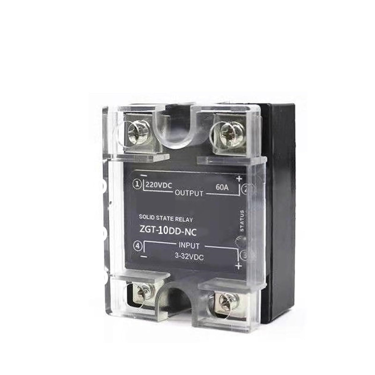 10A 25A 40A DD NC Normally Closed SSR Single Phase DC Control DC Heat Sink SSR-25DD 40DD,Solid State Relay (Size : 10DD)