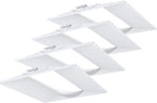 Lithonia Lighting Stack Switch 2x2 LED Troffer Light, Adj Brightness, 4-Pk