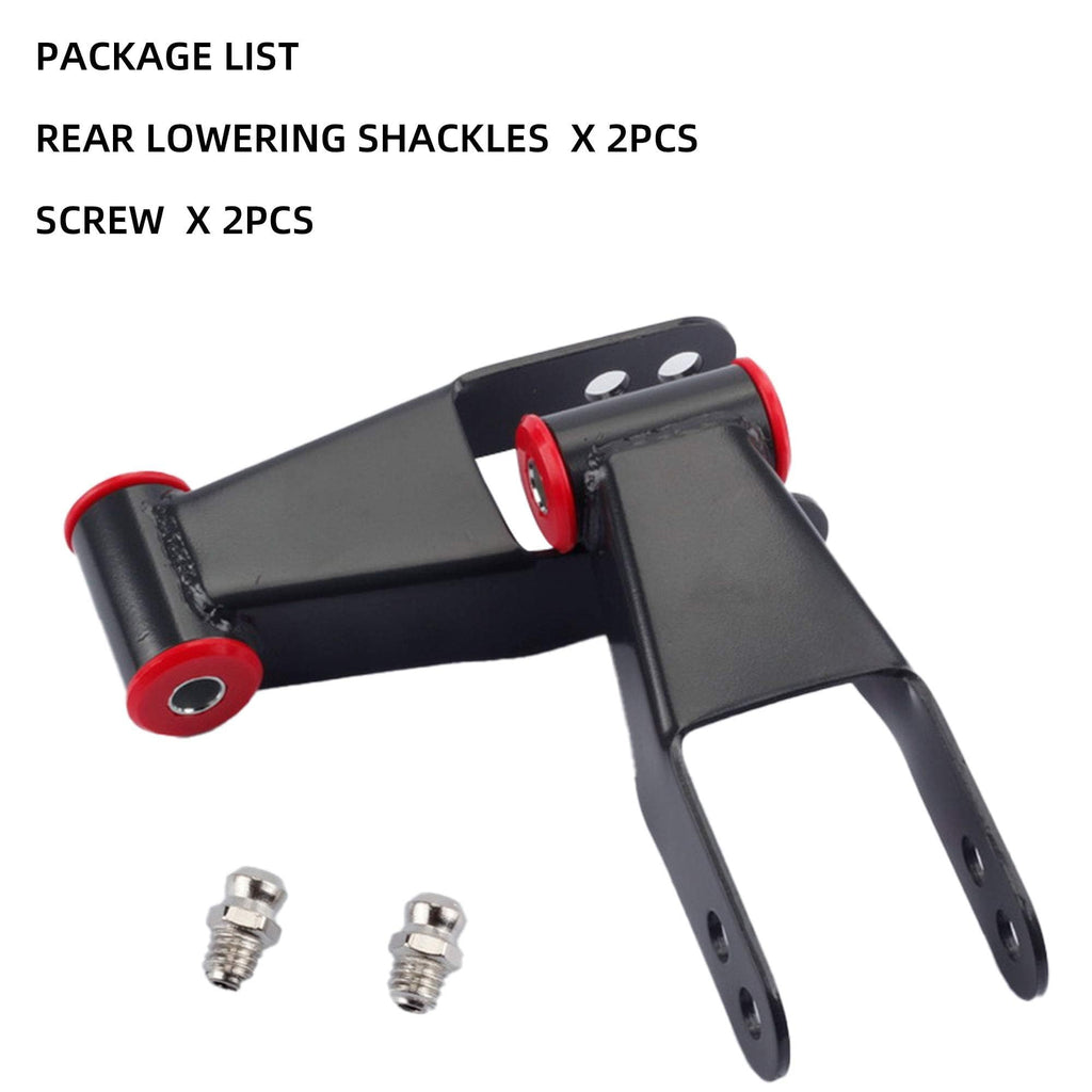 2 Inch Suspension Rear Lowering Shackle Kit