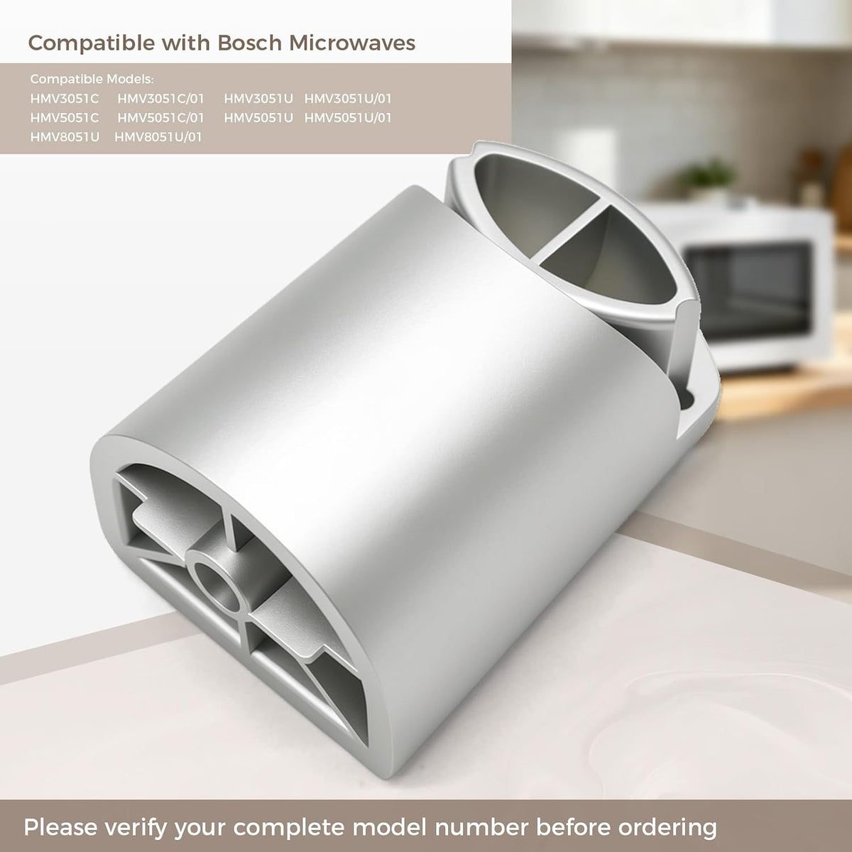 00617262 Microwave Door Handle Support Replacement for Bosch Microwaves 2PC