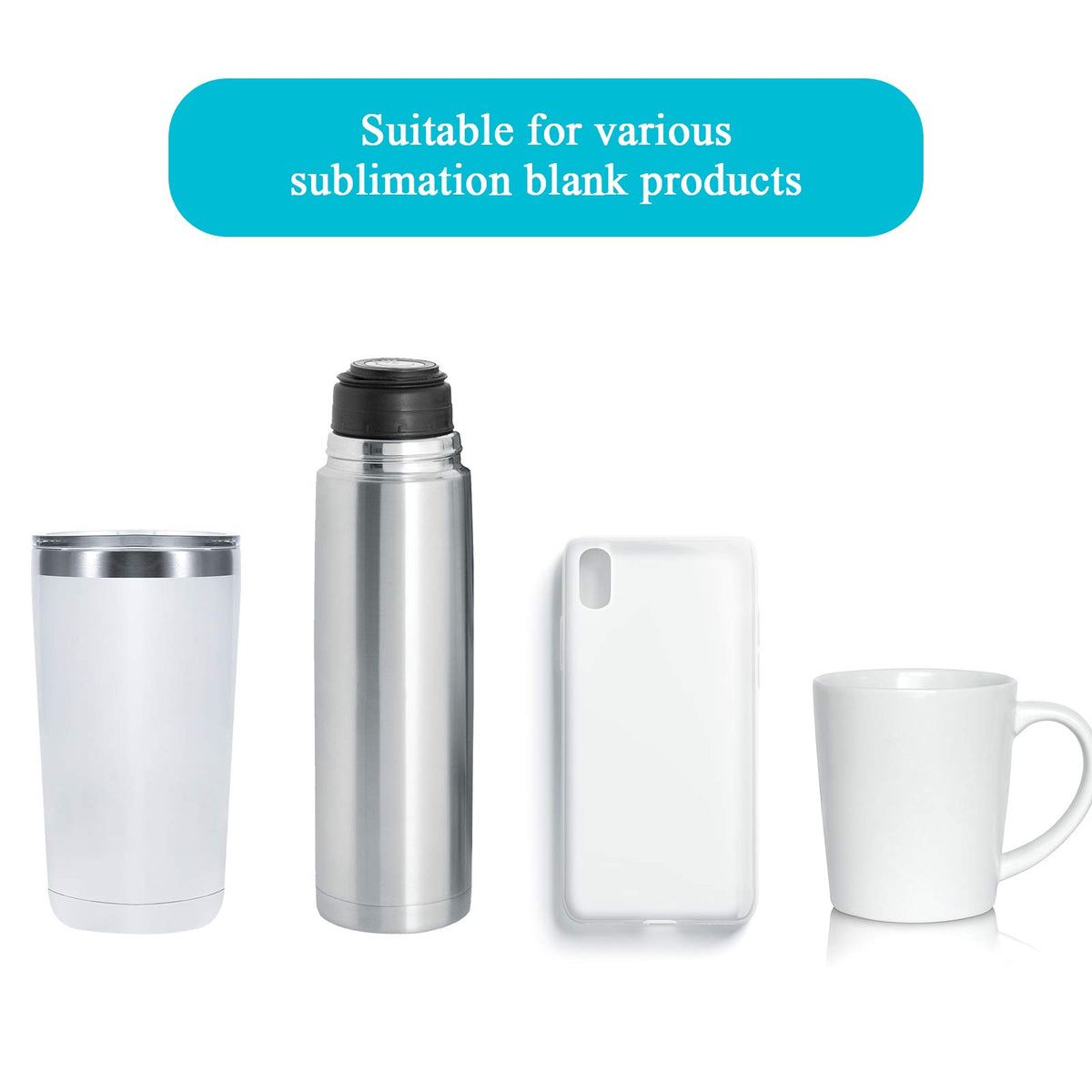 50 Pcs Sublimation Shrink Wrap Sleeves