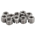 10Pcs Self Tapping Thread Inserts, Stainless Steel M5 Female M8 Male