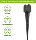 4x4 Post Anchor Ground Spike Heavy Duty for Fence Mailbox Railing