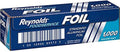 Wrap Foodservice Aluminum Foil Roll, Built-In Cutter, 1000sq ft