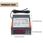 SIPYTOPF STC-1000 Digital Temperature Controller AC 10A 110V-220V (2 Pack)
