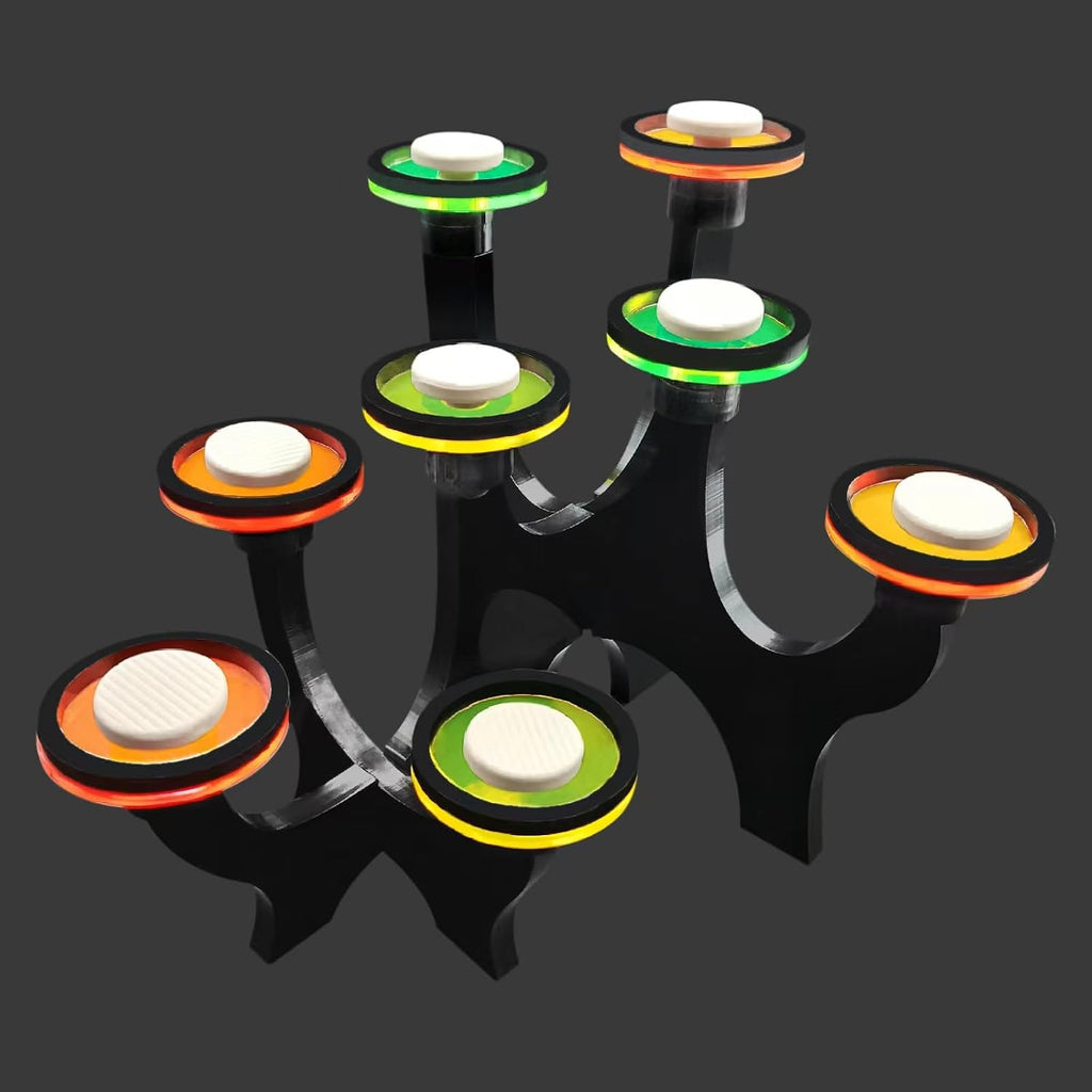 Fluorescent Acrylic Coral frag Bracket，frag Plugs Holder for Coral，Live Coral Reef frag Rack，This Set Contains a