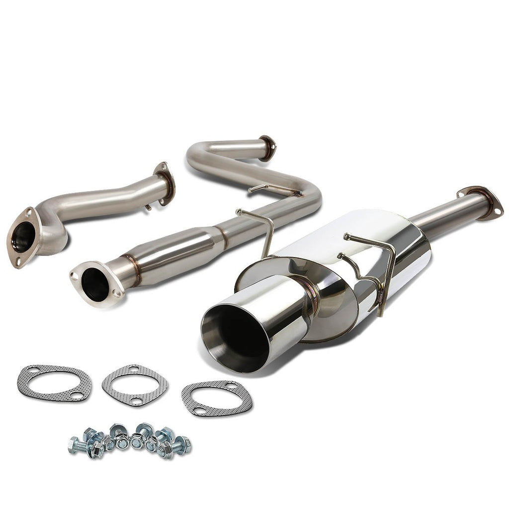 Auto Dynasty 4" Rolled Catback Exhaust System For 2005-2010 Chevy Cobalt