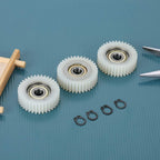 3pcs 36 Teeth 38mm Nylon Electronic Motor Gear Professional Accessory for Electrical Motor Clutch