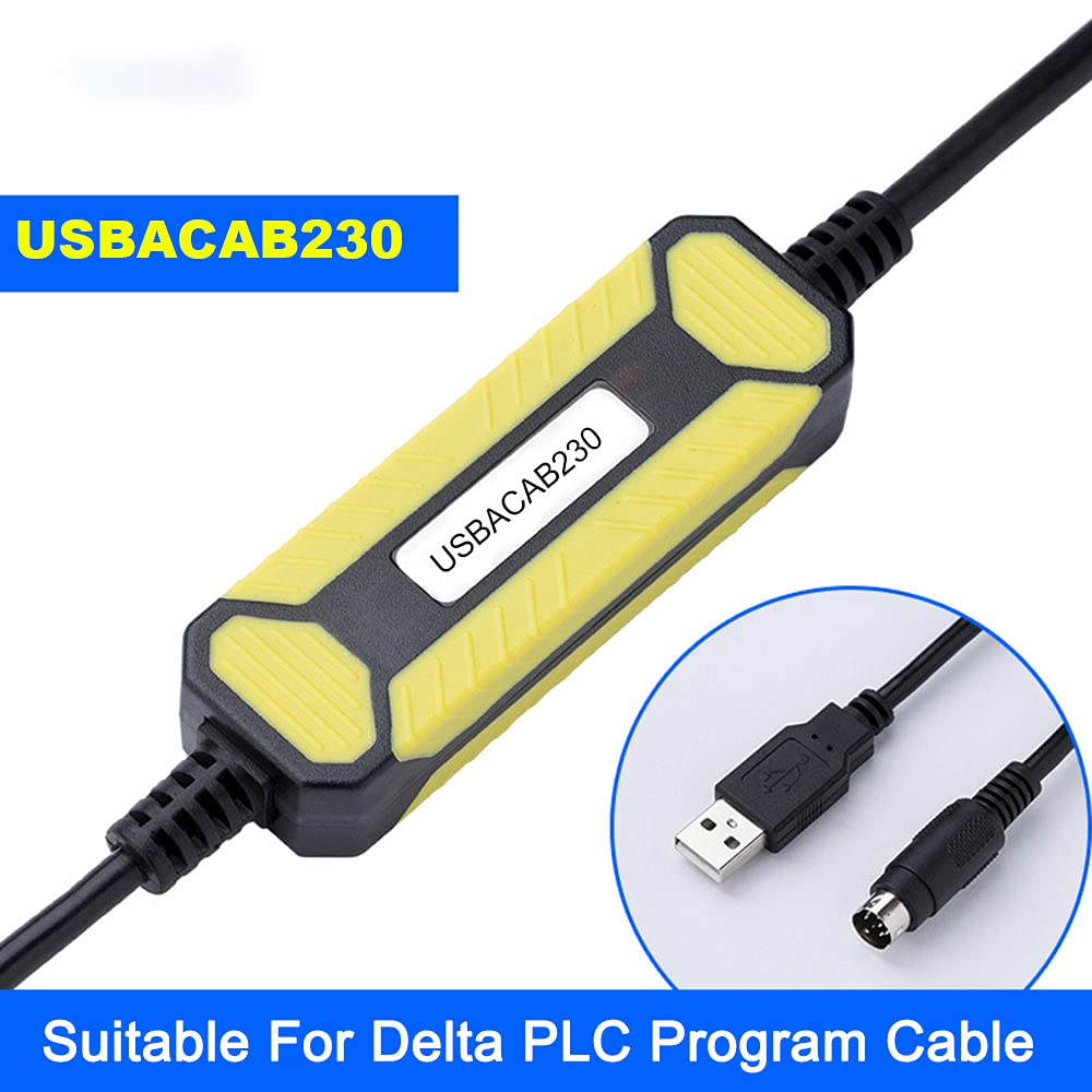 SENRISE PLC Cable Programming Compatible with USB-SC09-FX for Delta Series