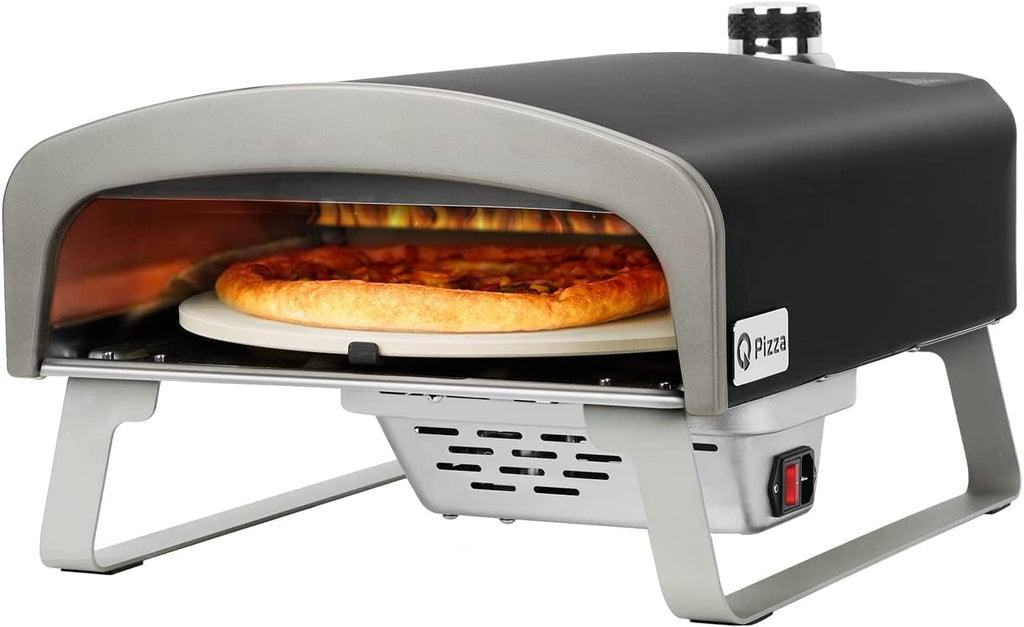 13" Propane Gas Pizza Oven with Automatic Rotating Stone, PS102