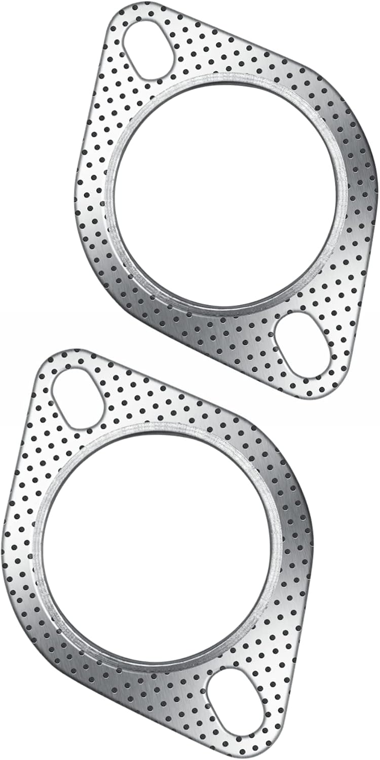 Strongthium 2PCS 2.5“ Exhaust Gasket 2 Bolt