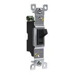 ENERLITES 10 Pack Toggle Light Switch, Single Pole Wall Switch, Black