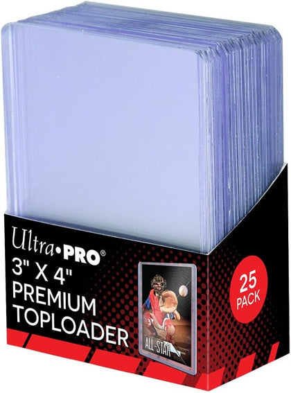 3" x 4" Super Clear Premium Toploader Card Protector | 25-Count per Pack | 1-Pack