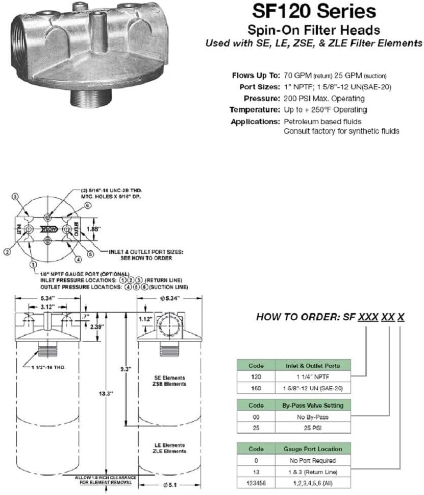 Zinga Filter Assembly - 1-1/4 NPT Housing with 25 Micron Short Filter