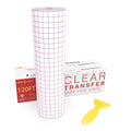 Transfer Tape for Vinyl, 12" X 120 FT, Medium Tack