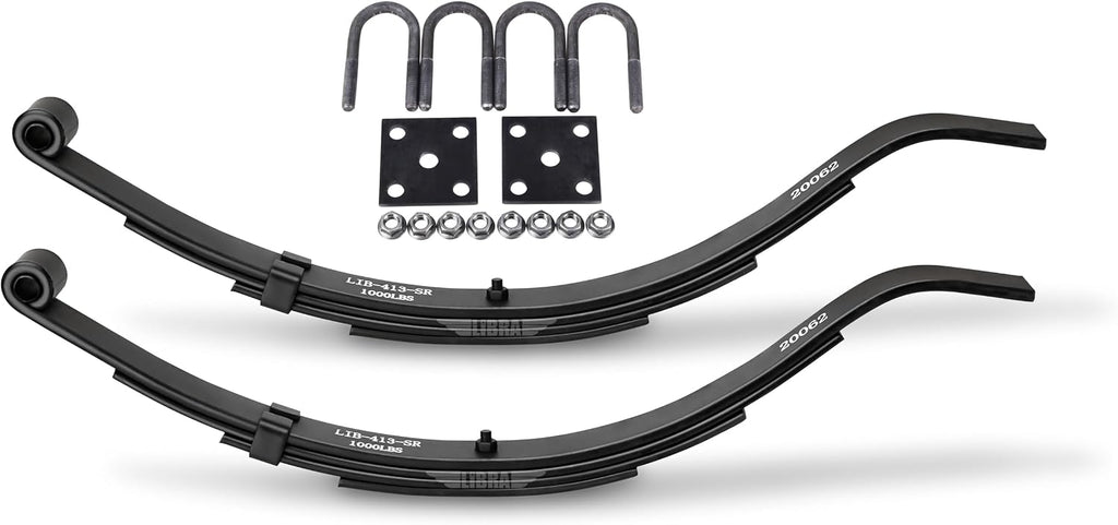 2000lbs Single Trailer Axle Suspension Kit | Leaf Springs & Ubolt Kit