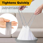 8 Gallon Trash Bags with Drawstring, 500 Count