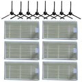 14Pcs Side Brush Filter Replacement For Lidl SilverCrest SSR 3000 A1 Robotic Vacuum Cleaner