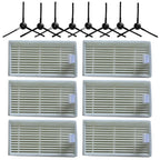 14Pcs Side Brush Filter Replacement For Lidl SilverCrest SSR 3000 A1 Robotic Vacuum Cleaner